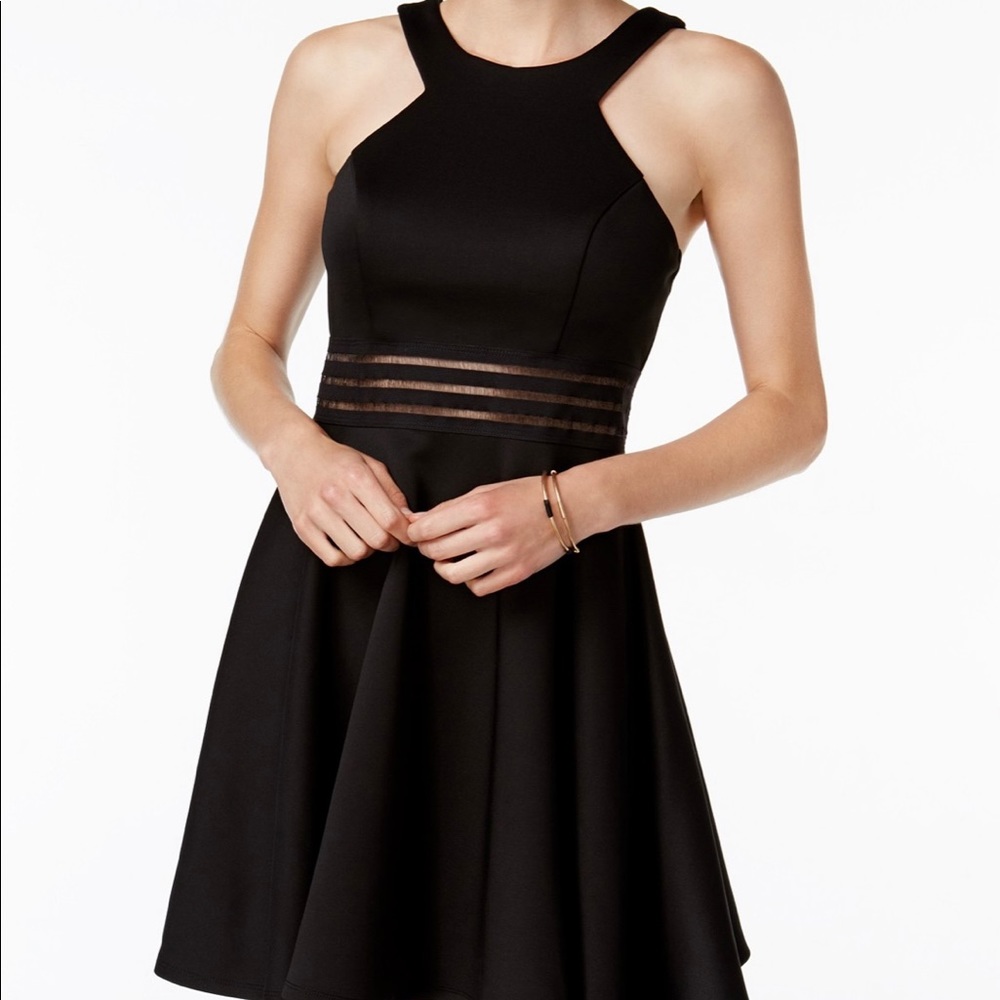 City Studio Black Cocktail Dress